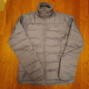 Columbia Omni-Heat Greyish Blue Puffer Coat